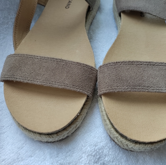 🆕Lucky Brand | Gadine Suede Sandals Size 9 - Picture 9 of 10